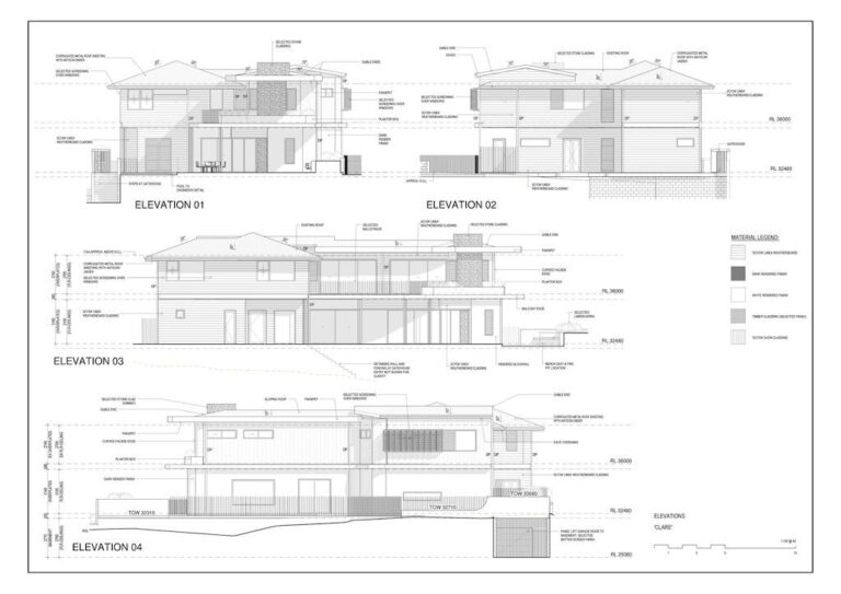 Clare House, a Prominent Luxurious White Home by Invilla Architecture