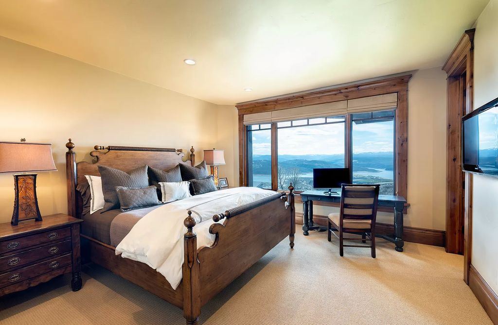 The Estate in Park City is a luxurious home boasting panoramic views of the Jordanelle Lake and Deer Valley Resort now available for sale. This home located at 2987 W Jordanelle Way, Park City, Utah; offering 07 bedrooms and 10 bathrooms with 11,375 square feet of living spaces.