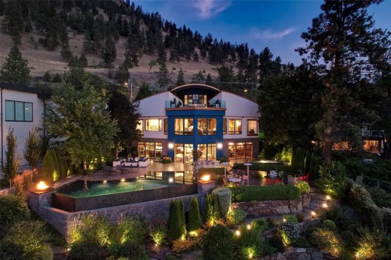 Escape the Ordinary at this C$6.25M Outstanding Residence, one of Kelowna’s Most Desirable Waterfront Neighborhoods