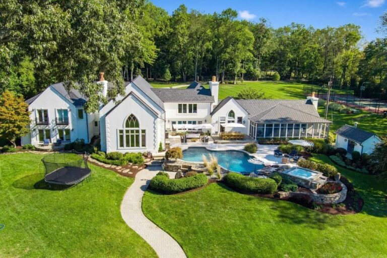 Escape to Another World with This $7,5M Striking French Modern Waterfront Estate in Annapolis, MD