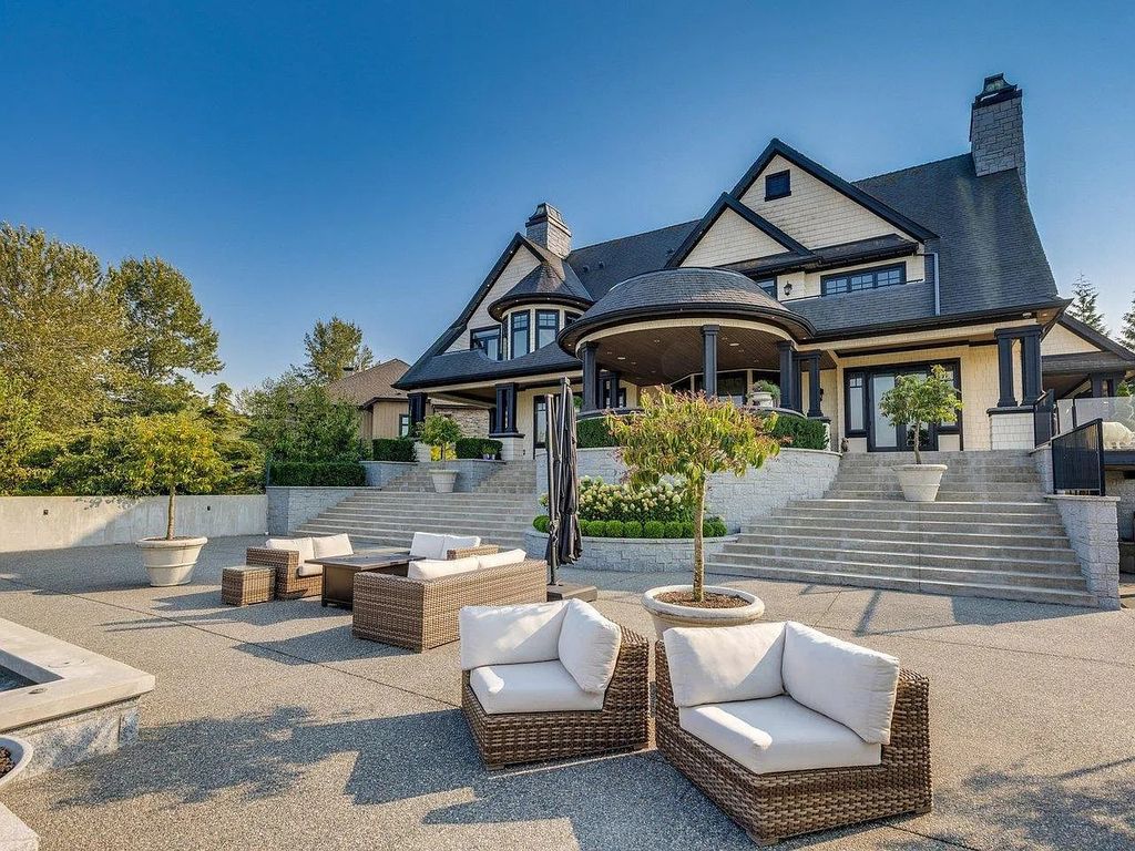 The Estate in Langley is a luxurious home boasting spectacular views of the Coastal Mountains and Campbell Valley Park now available for sale. This home located at 20339 2nd Ave, Langley, BC V2Z 0A3, Canada; offering 06 bedrooms and 06 bathrooms with 7,113 square feet of living spaces. 