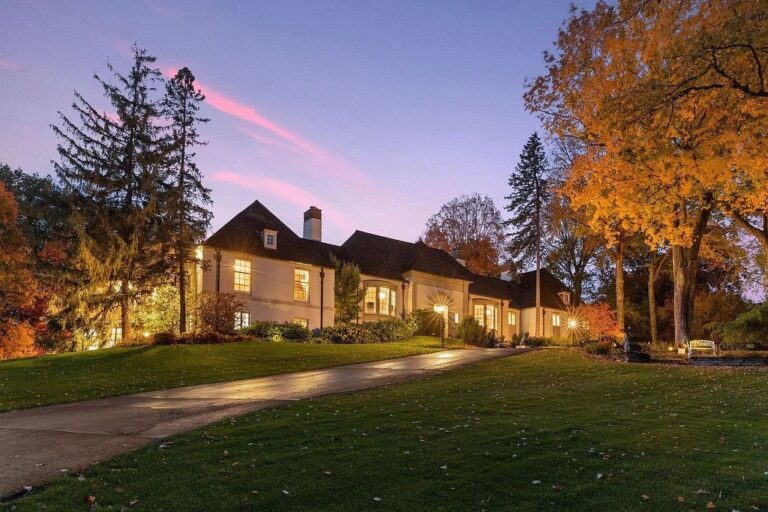 Fantastic Flexible Living Spaces, Stately Rooms and a Spacious Yard, The Historic Estate in Wayzata, MN Lists for $2.2M