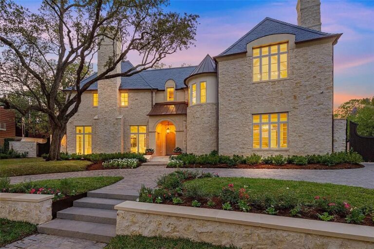 Hit The Market for $12.9 Million, This Masterfully Designed European Style Estate in Houston Provides for A Transcendent Mode of Living