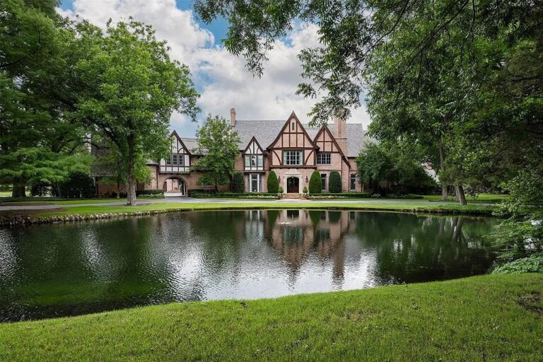 Hit The Market for $35 Million, This Over 17,000 SF Living Space Estate in Dallas comes with The Highest Level of Construction and Timeless Design