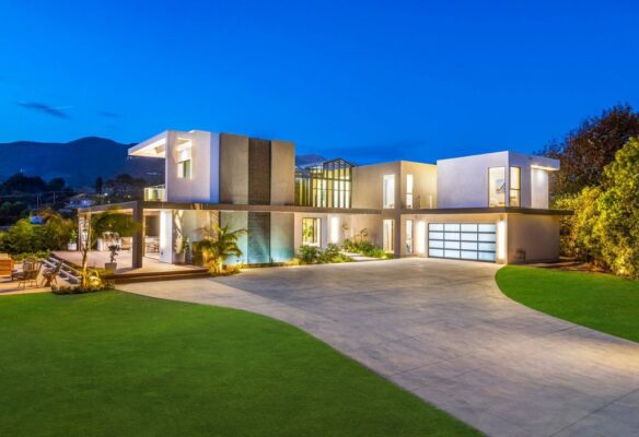 Just Listed for $12.75 Million, This Brand New Architectural Home in Malibu was Created for A Lifestyle of Sophisticated Indoor Outdoor Living and Entertaining