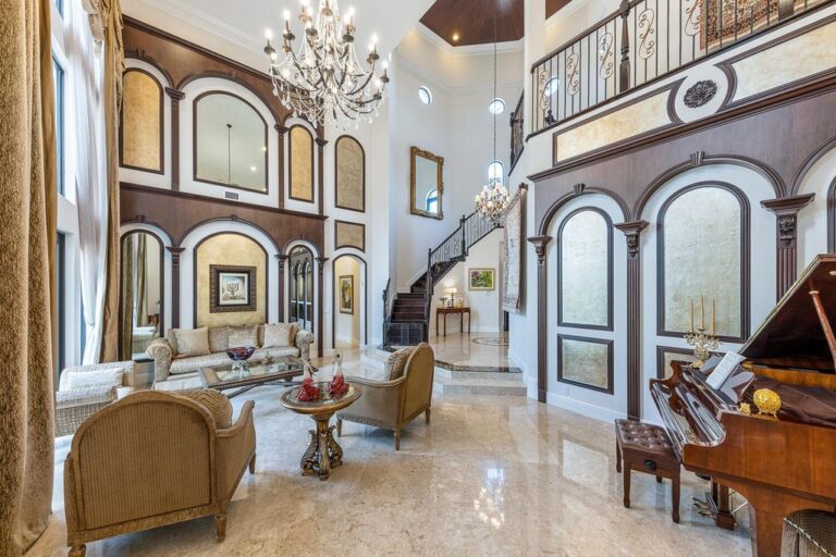 Listed at 3.2 Million, This Magnificent Custom Home in Parkland Comes