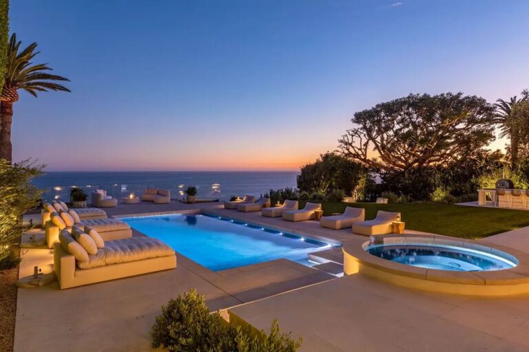 Listed at $55.7 Million, Villa Sole is A World Class Retreat in Malibu Showcasing The Pinnacle of Extremely Luxurious Living