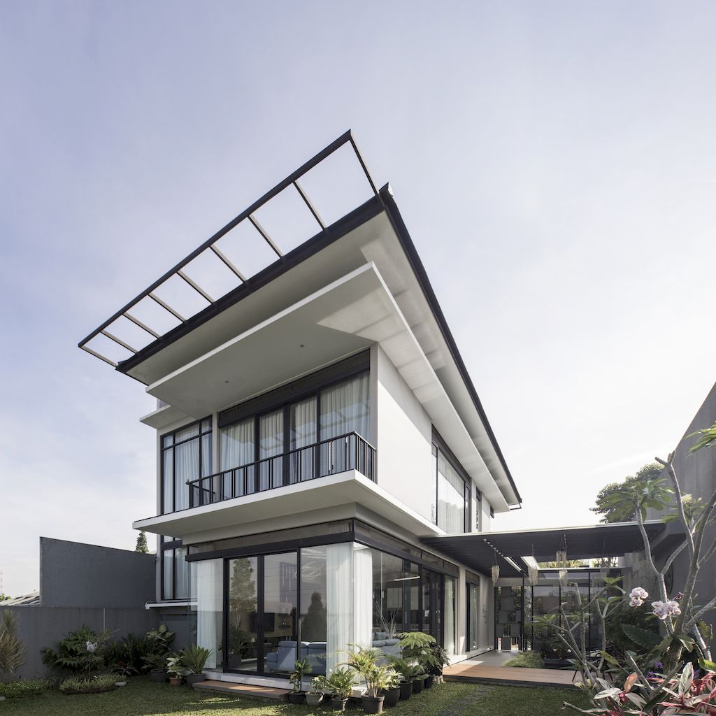 MH Residence with Modern Tropical Style in Indonesia by Studio Avana