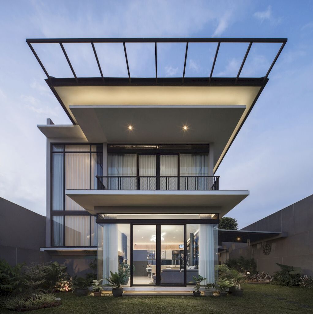MH Residence with Modern Tropical Style in Indonesia by Studio Avana