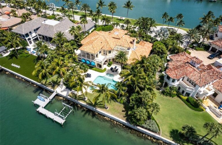 Magnificent Mediterranean Estate with Endless Views of Wide Water Asks $12.45 Million in Stuart, Florida