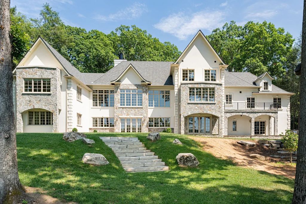 The Residence in Asheville is on an exceptionally generous golf course lot offering extraordinary views of Mt Pisgah, now available for sale. This home located at 23 Eastwood Rd, Asheville, North Carolina