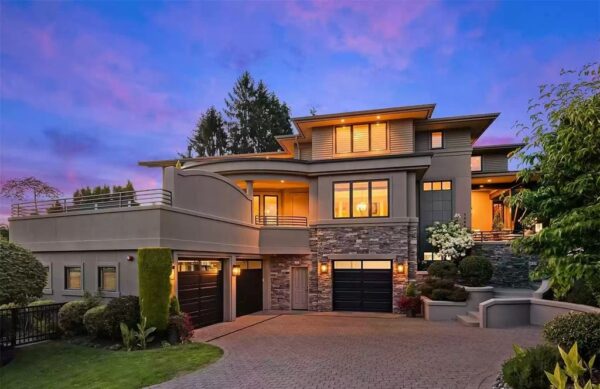 Skillfully Executed Contemporary Estate with Timeless Design in Bellevue Listed at $7.25M
