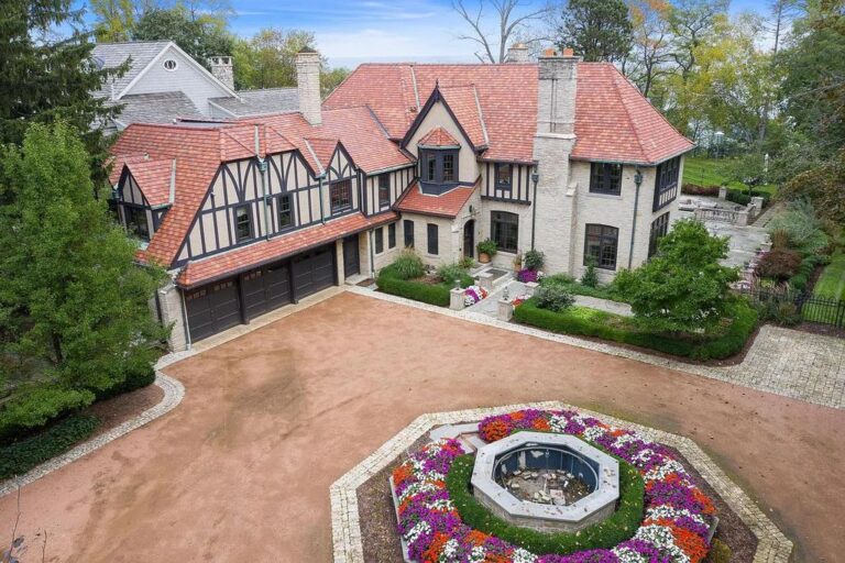 Spectacular Schley Designed Tudor Mansion in Shorewood, WI Overlooking Lake Michigan Lists for $2,795,000