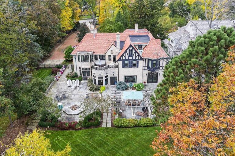 Spectacular Schley Designed Tudor Mansion in Shorewood, WI Overlooking