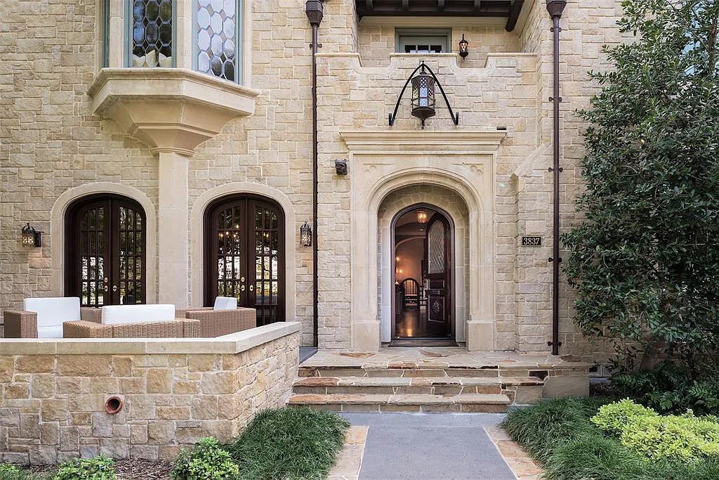 3837 Greenbrier Drive, Dallas, Texas is a fabulous property in the middle of the fairway between 2 parks with features includes top-of-the-line Chefs kitchen, bed en-suites, large game room, heated pool, elevator, front yard stone entertaining terrace, designated dog run and more.