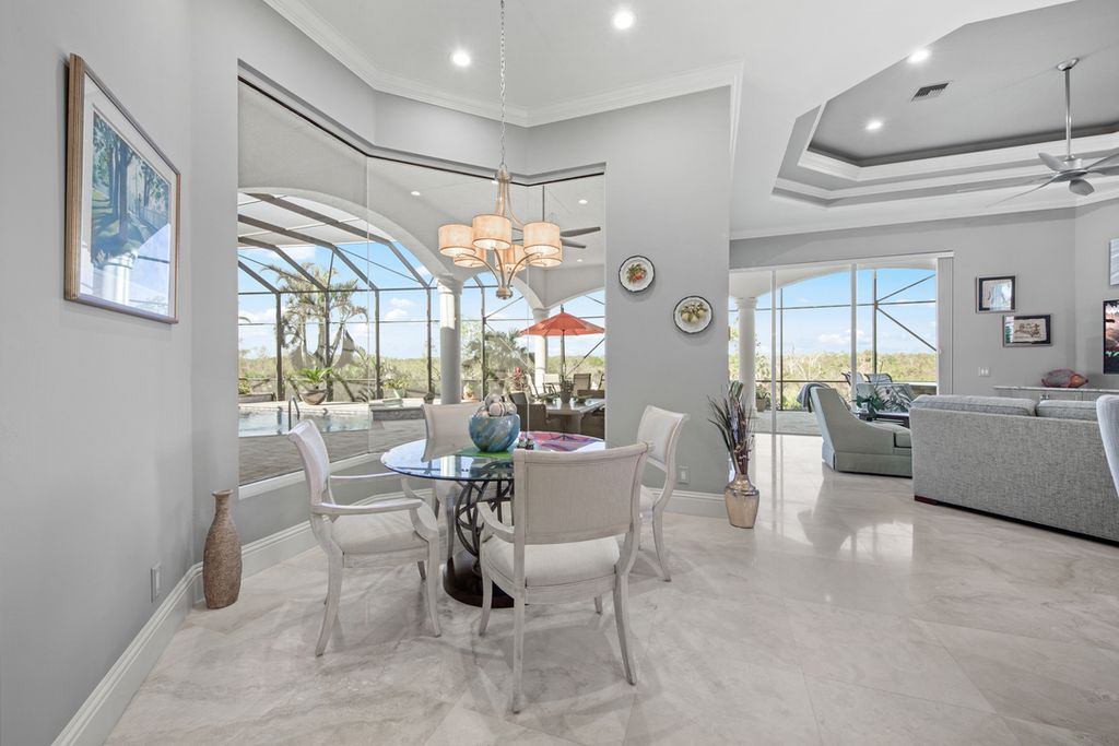 208 Audubon Boulevard, Naples, Florida is a beautiful estate designed for living life to the fullest and capable of accommodating a large family or multiple guests in total comfort.