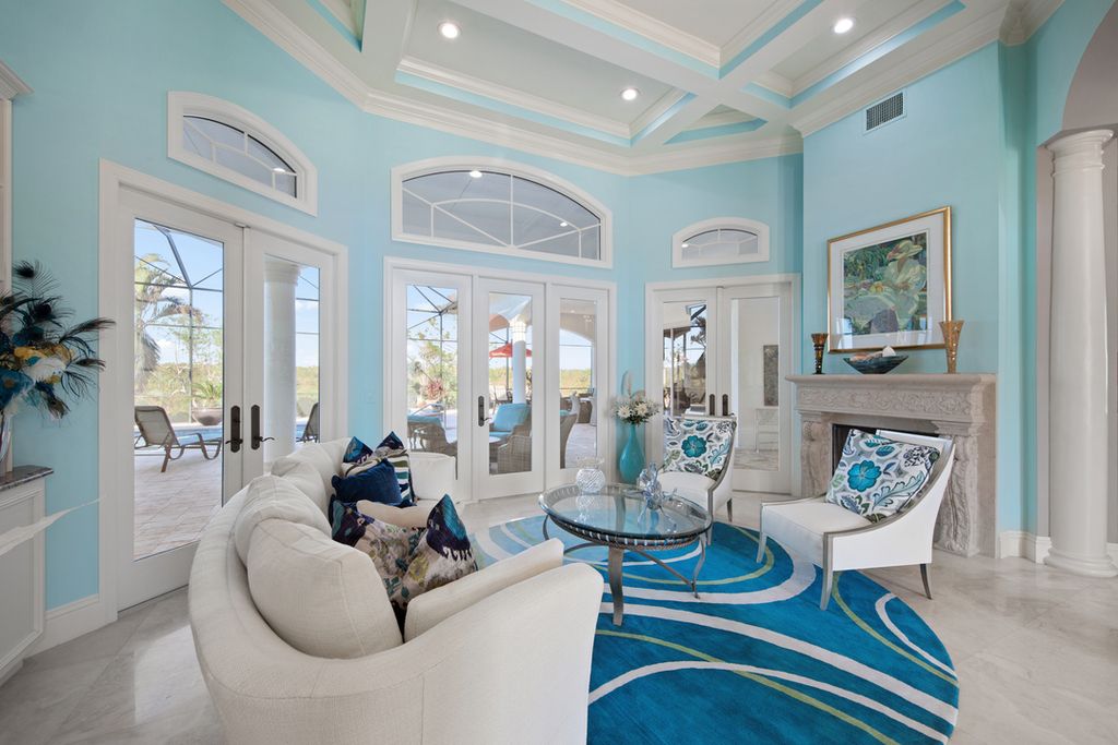 208 Audubon Boulevard, Naples, Florida is a beautiful estate designed for living life to the fullest and capable of accommodating a large family or multiple guests in total comfort.