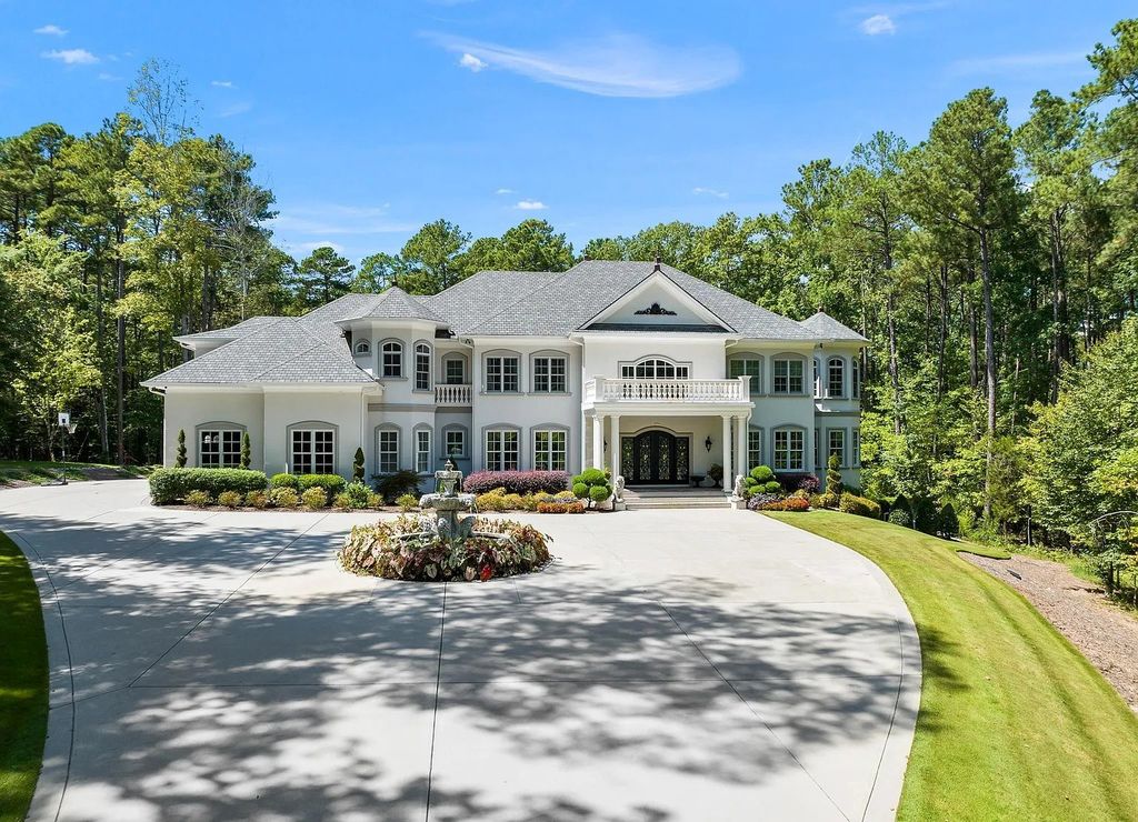 The House in Durham is a gated estate offers 5+ acres of peaceful retreat, now available for sale. This home located at 53 Topaz Jewel Ct, Durham,  North Carolina
