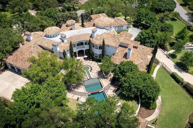 This $7.5 Million One of A Kind Estate with Three Gorgeous Fountains in Dallas is Sure to Exceed Even Your Wildest Dreams