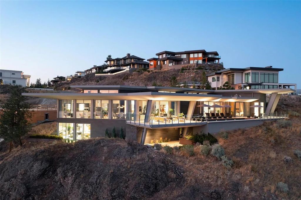 This C$7.695M Contemporary Masterpiece is a Remarkable Balance Between Art, Design, & Function in Kelowna