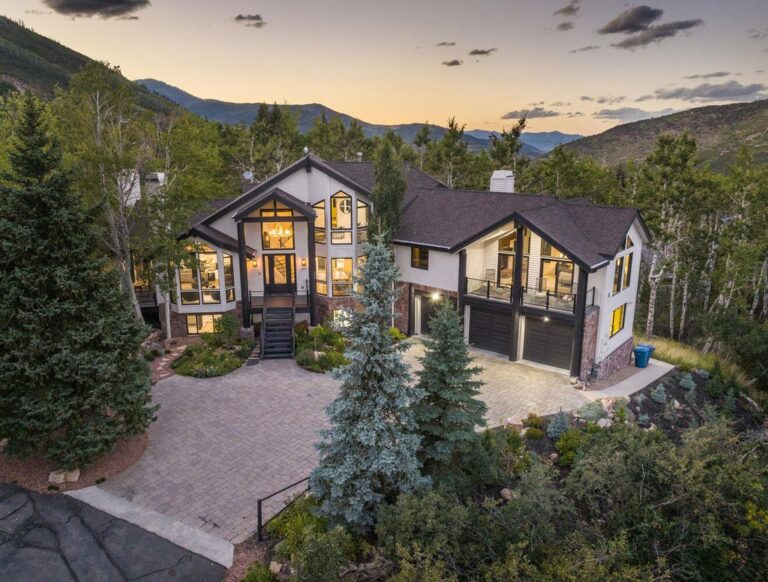 Undeniably, this $5.8M Impressive Estate on Its Secluded Setting in Park City, UT is the Perfect Place for Relaxing