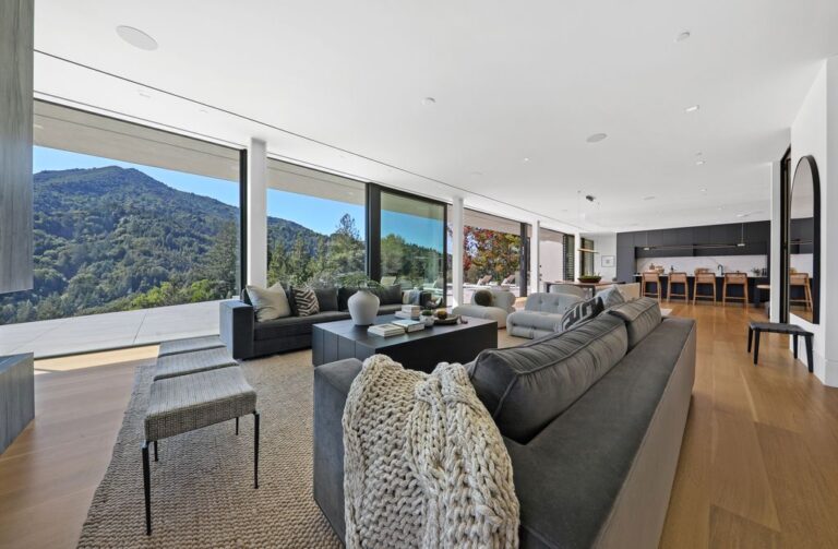 A Brand New Contemporary Masterpiece in Kentfield California built for