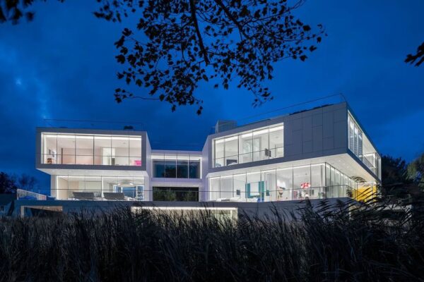A Contemporary Architectural Masterpiece in Water Mill New York Overlooking Mecox Bay and The Atlantic Ocean on The Market for $43 Million