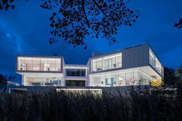 A Contemporary Architectural Masterpiece in Water Mill New York Overlooking Mecox Bay and The Atlantic Ocean on The Market for $35 Million