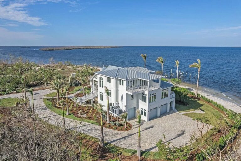 Paradise Found Sanibel Island Beachfront Dream Home with Deep Water Access
