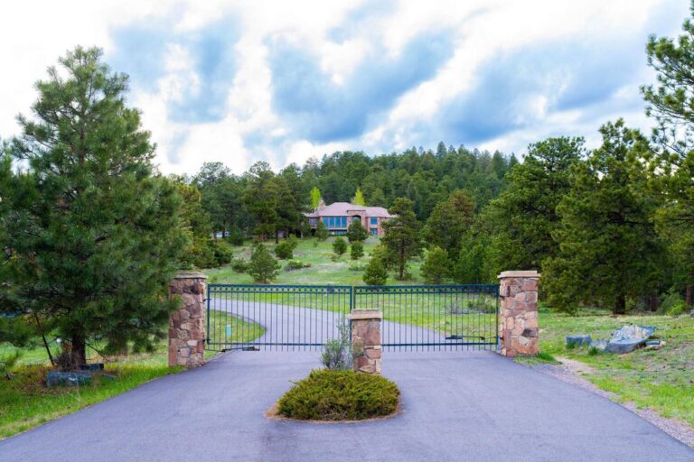A Stunning Gated Home Sitting Atop 9+ Acres with Breathtaking Views in