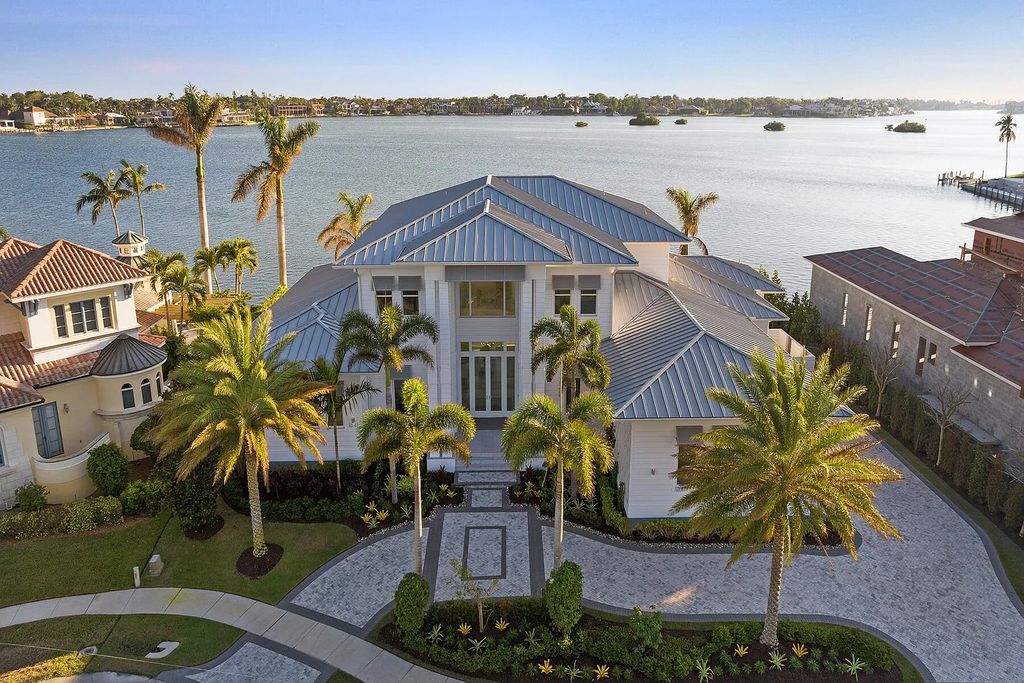 1641 Collingswood Court, Marco Island, Florida is a jaw dropping home with wide open Southern Bay views in Estates Area has left no expenses spared and nothing left out.