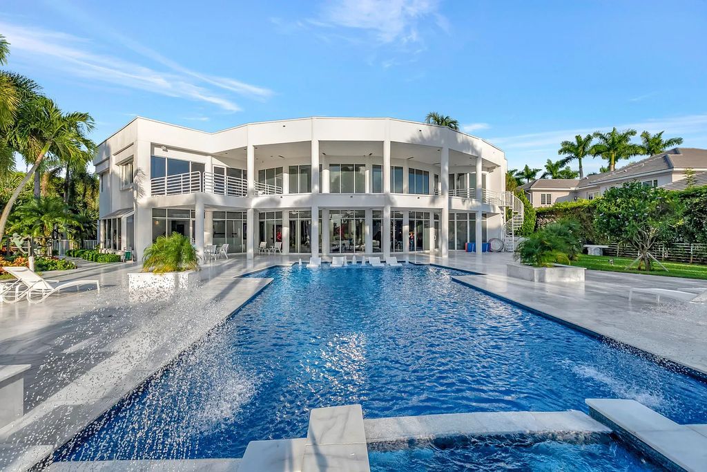 5297 Princeton Way, Boca Raton, Florida is an architectural marvel with deco-modern design and excess of natural sunlight built for entertaining, located in the prestigious Princeton Estates. 