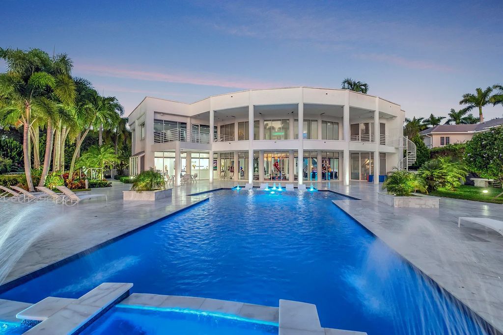 5297 Princeton Way, Boca Raton, Florida is an architectural marvel with deco-modern design and excess of natural sunlight built for entertaining, located in the prestigious Princeton Estates. 