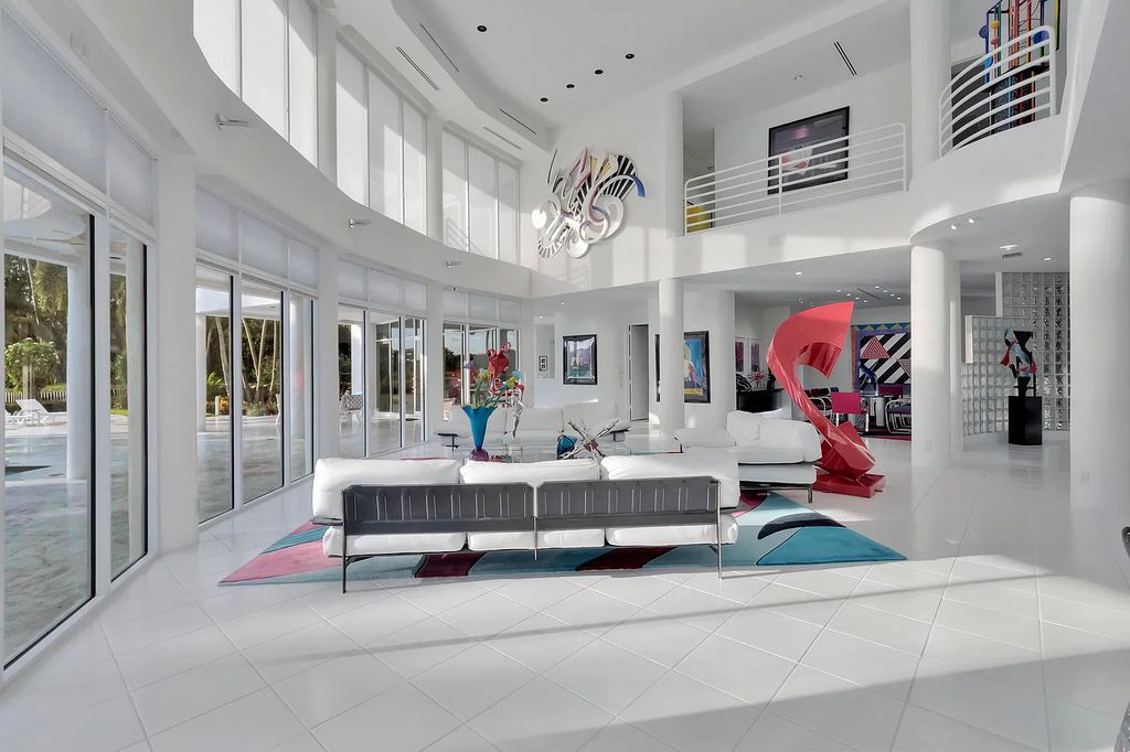 5297 Princeton Way, Boca Raton, Florida is an architectural marvel with deco-modern design and excess of natural sunlight built for entertaining, located in the prestigious Princeton Estates. 