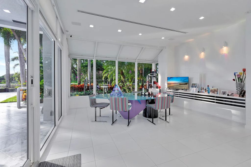 5297 Princeton Way, Boca Raton, Florida is an architectural marvel with deco-modern design and excess of natural sunlight built for entertaining, located in the prestigious Princeton Estates. 