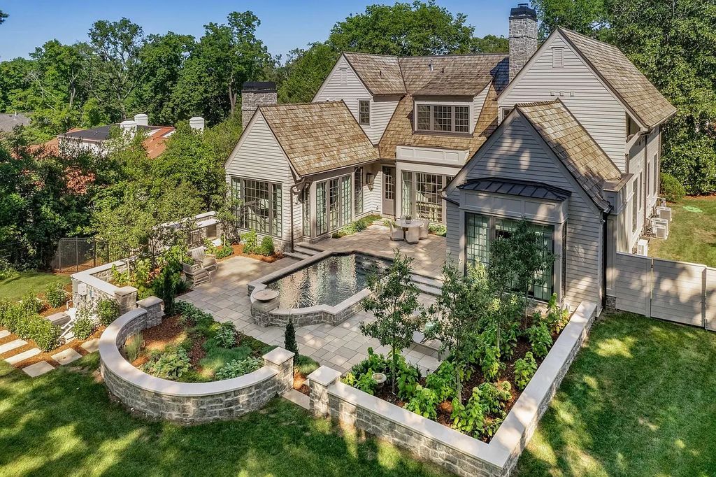 The Home in Nashville supplies the plunge pool/spa with a calming water feature & privacy landscaped & fenced backyard, now available for sale. This home located at 325 Walnut Dr, Nashville, Tennessee