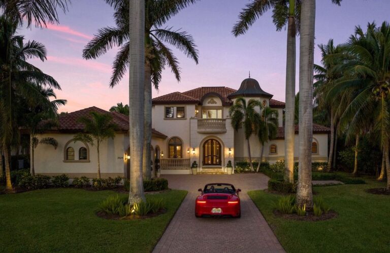 Breathtaking Luxury Home in Naples with 5 Star Resort Amenities on The Market for $5.75 Million