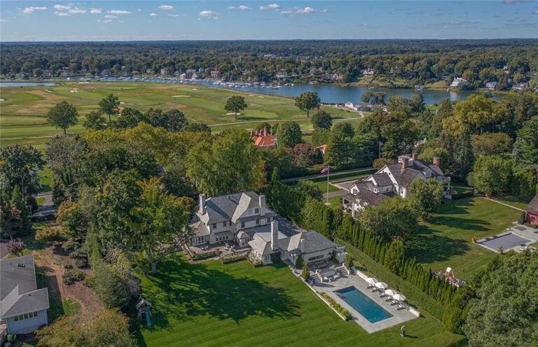 Combining The Grandeur of a Bygone Era with The Modern Amenities for 21st Century Living, This Elegant Home Lists for $4.5M in Fairfield, CT