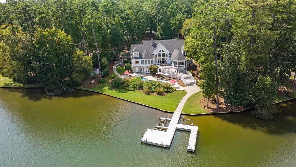 The Home in Greensboro has it all including incredible main lake views from many of the bedrooms and living areas, now available for sale. This home located at 1591 Bennett Springs Dr, Greensboro, Georgia