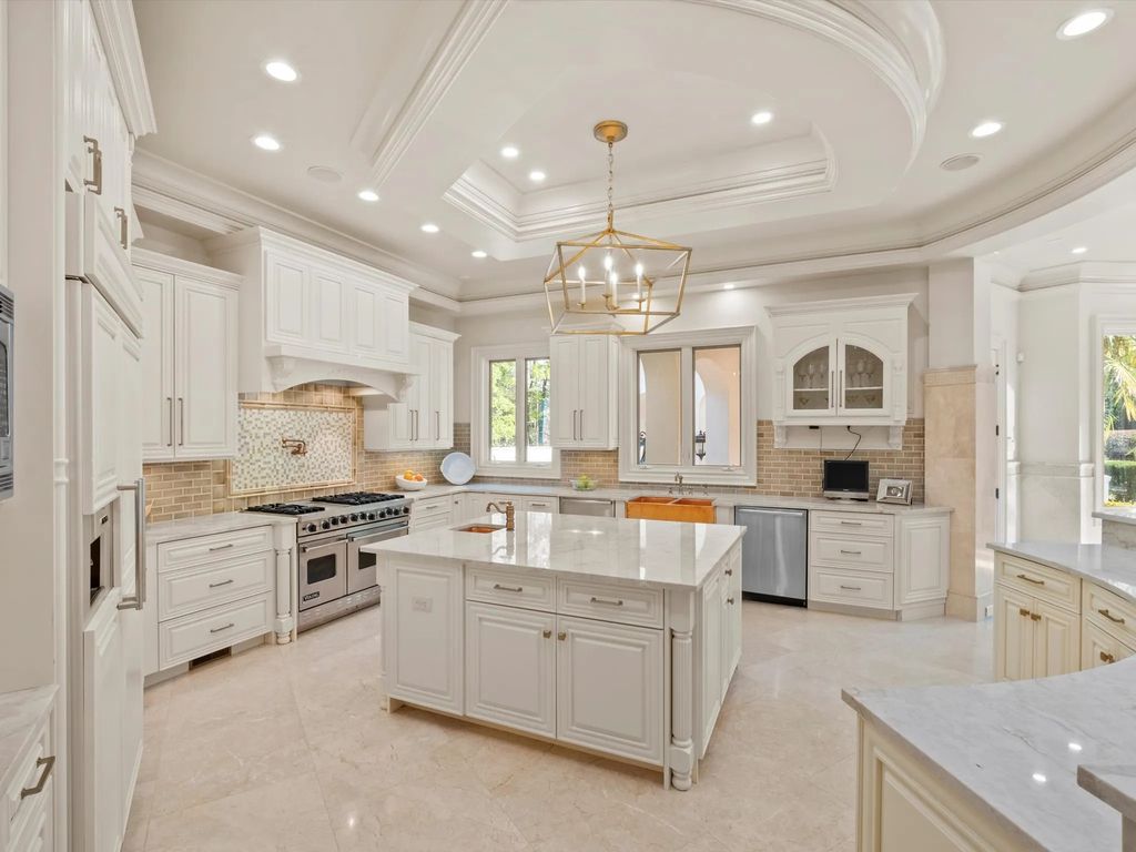 The Home in Charlotte is an impressive Mediterranean estate with breathtaking architectural details, now available for sale. This home located at 16460 Marvin Rd, Charlotte, North Carolina