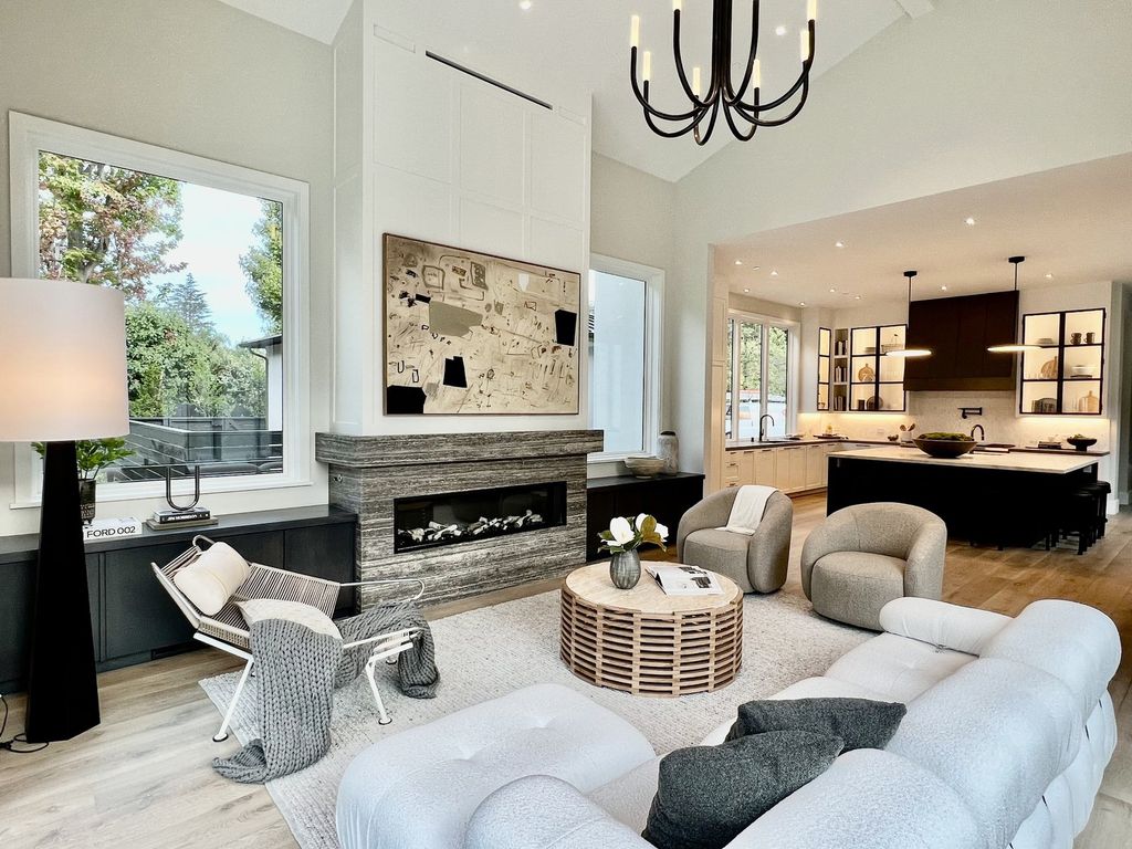 60 Shearer Drive, Atherton, California is a new construction on 2/3 of an acre on a quiet street in West Atherton is ideal for elegant entertaining in a resort like setting.
