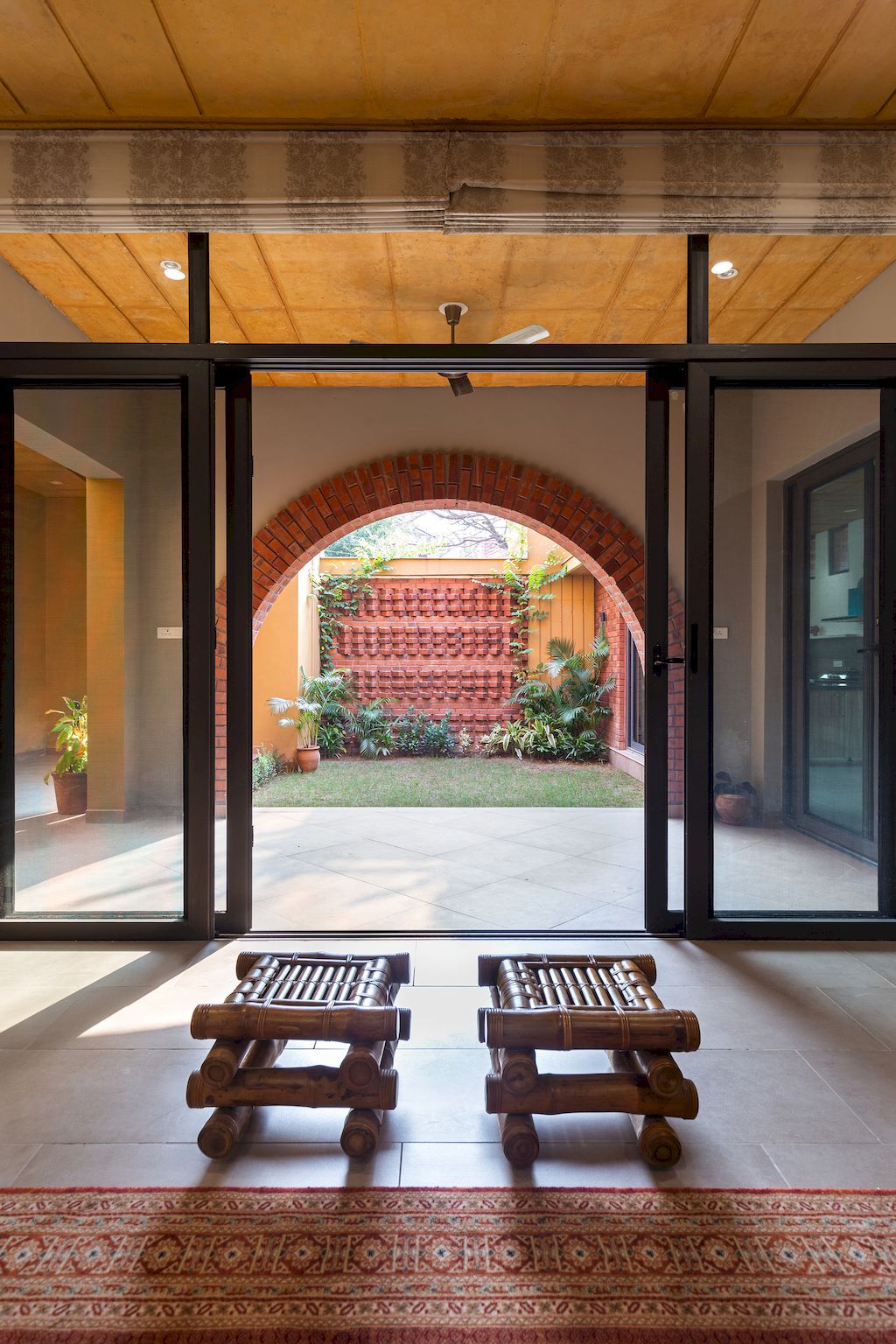 Ishtika Aalaya Residence, Chic Brick House by Studio Built Environment
