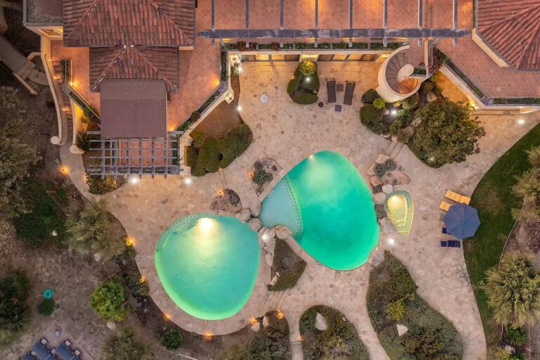 Palatial Mediterranean Estate in Ojai, California with Nearly 11,000 SF