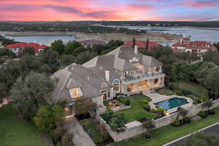 Listing for $3.6 Million, This French Influenced Home in Austin Texas showcases Exceptional Old World Craftsmanship Accompanied by Modern Features
