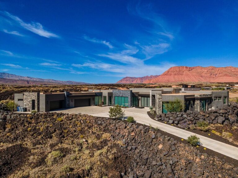 On top of the World! A Truly One of a Kind Contemporary Estate in Saint George Utah Hit The Market for $8.95 Million