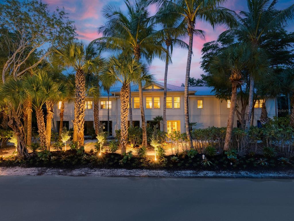 8218 Sanderling Rd, Sarasota, Florida is a private resort-like compound with over 300 feet of direct beachfront rests on over 4-acres between the tranquil blue Gulf of Mexico waters and the quiet banks of Heron Lagoon in the Sanderling Club.