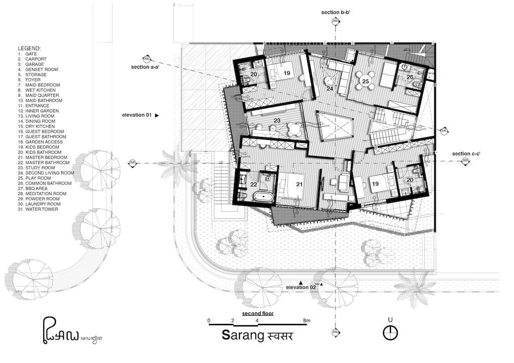 Sarang Nest House in Indonesia by Realrich Architecture Workshop