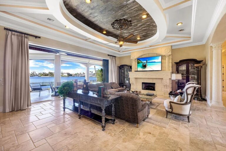 This 9.5 Million Heathwood Castle in Marco Island is A Distinctive