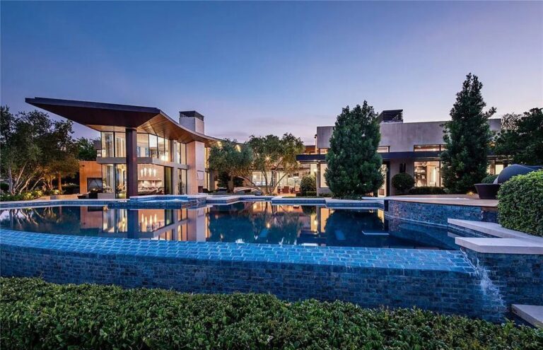 This $12.5 Million Architectural Home in Las Vegas is A One of A Kind Desert Contemporary Masterpiece with Exemplary Interior and Exterior Design