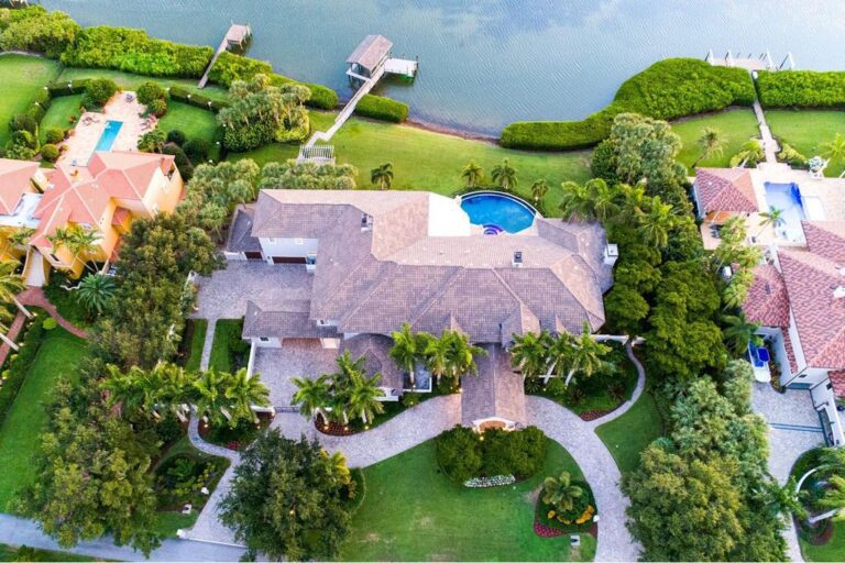 This 14 Million Private Palatial Waterfront Estate in Tierra Verde